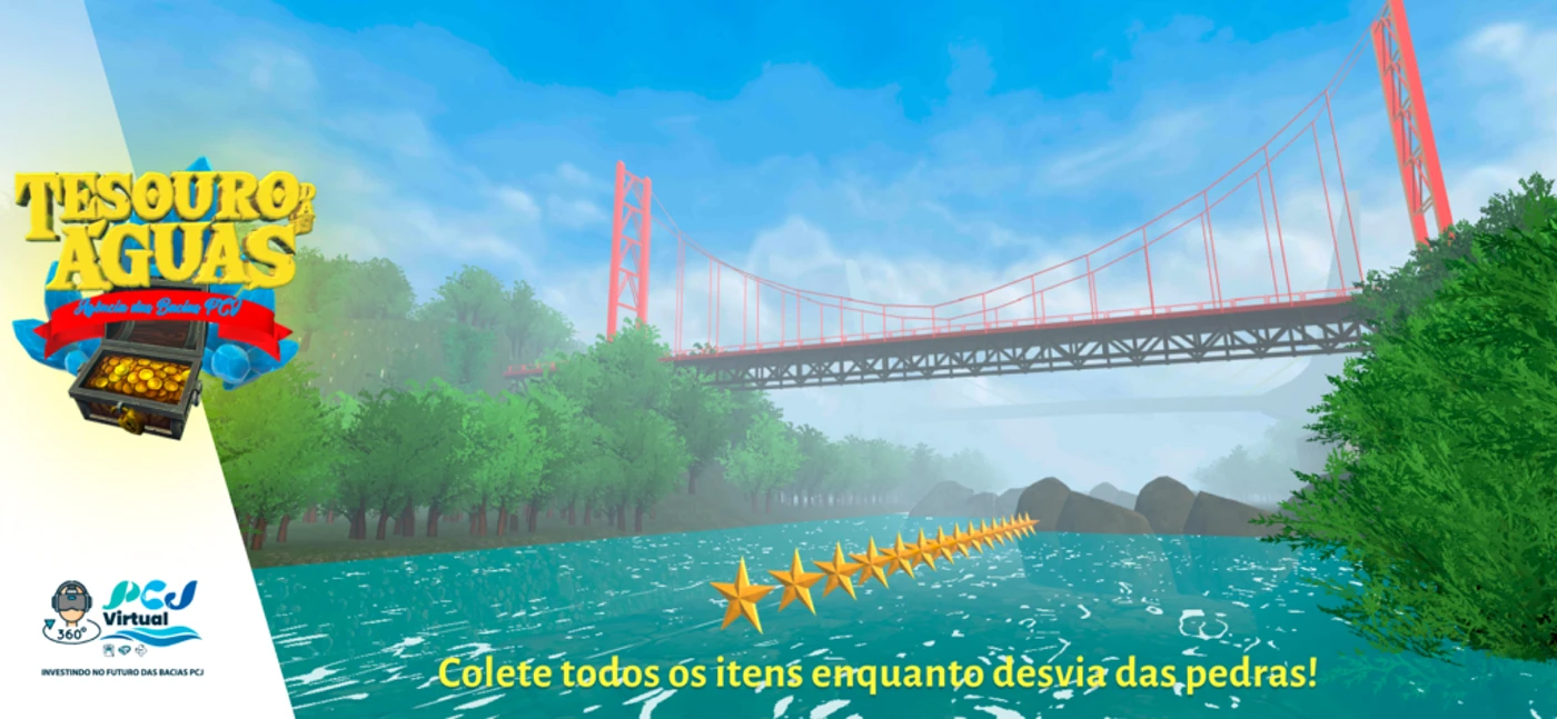 Tela da jornada Tesouro das Águas PCJ
